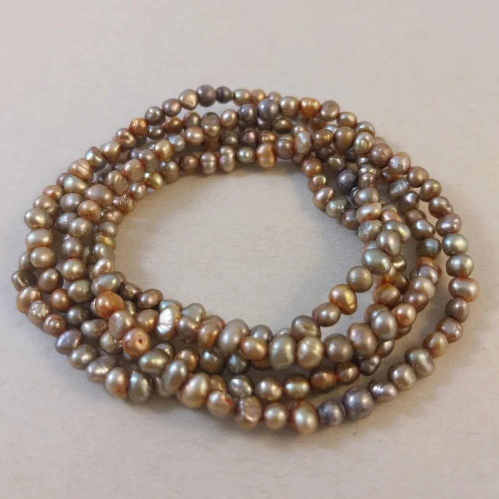 Freshwater Pearl Multi-Strand Bracelet - Picture 3 of 13
